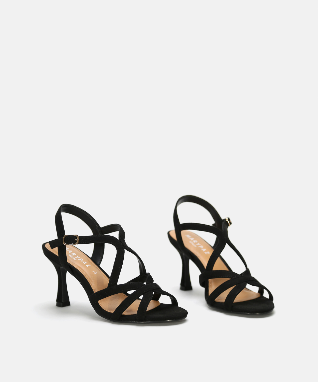 Sandalia tac&oacute;n tiras image number null